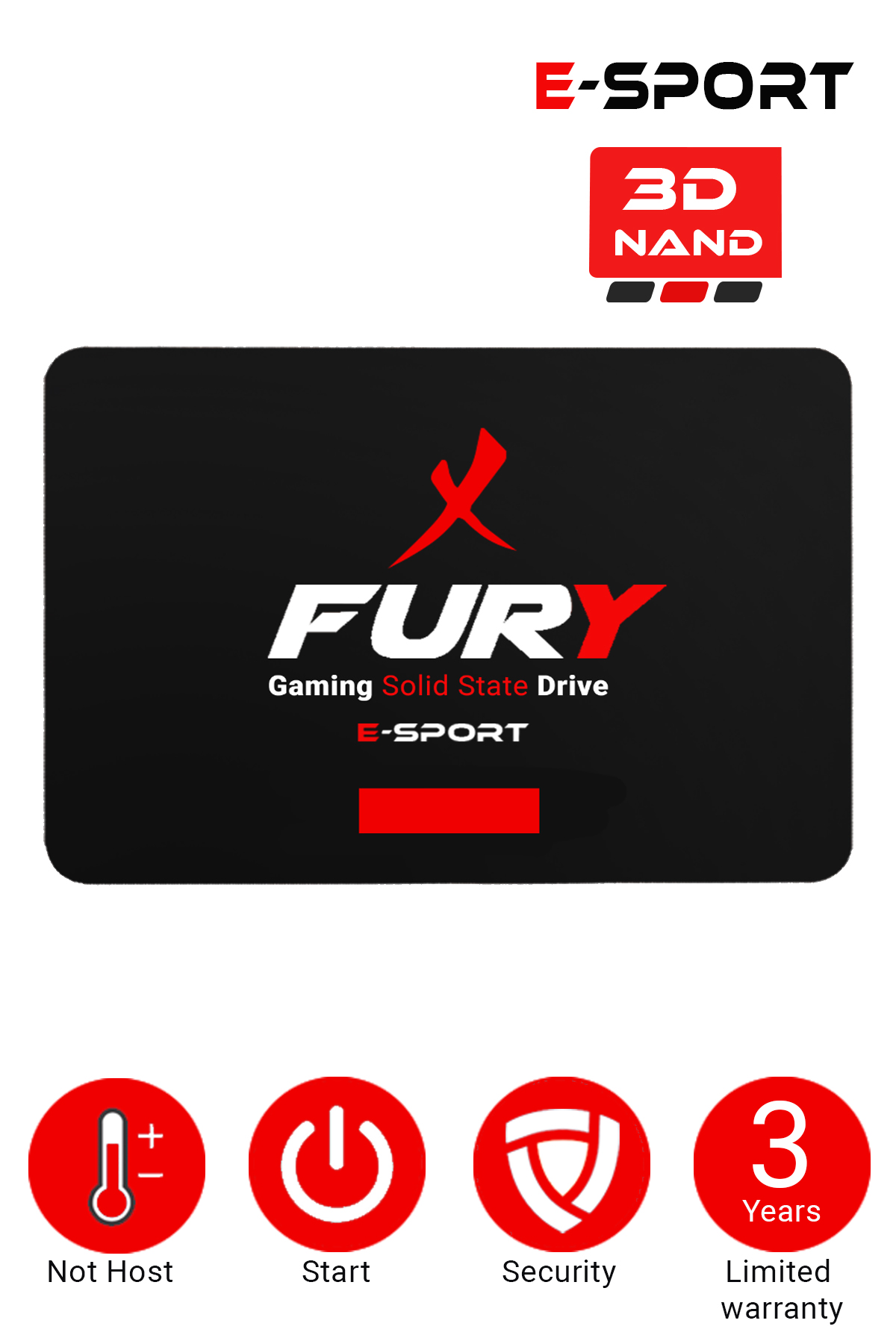 FURY%20E-Sport%20128%20GB%20550%20MB%20500%20MB/s%20Sata3%202.5’’%20Gaming%20SSD