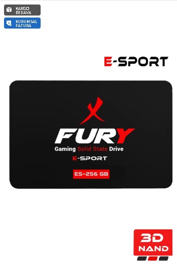 FURY%20E-sport%20256%20Gb%20550mb-500mb/s%20Sata3%202,5%20Gaming%20Ssd