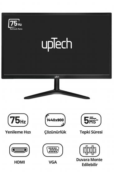 UPTECH HD190 19’’ Geniş Ekran 75 Hz 5ms (VGA,HDMI) Led Monitör