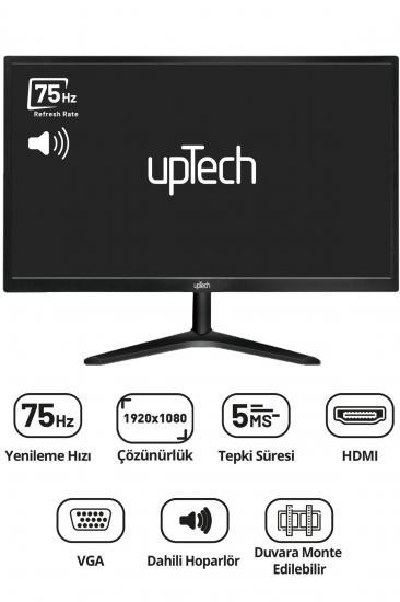 UPTECH HD215S 21,5’’ Geniş Ekran 75 Hz 5ms 1920x1080 Full HD (VGA,HDMI,SES) Dahili Hoparlör Led Monitör